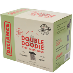 Double Doodie Toilet Bags w/ Bio Gel 6-Pack